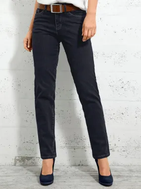 5-Pocket-Jeans in schwarz