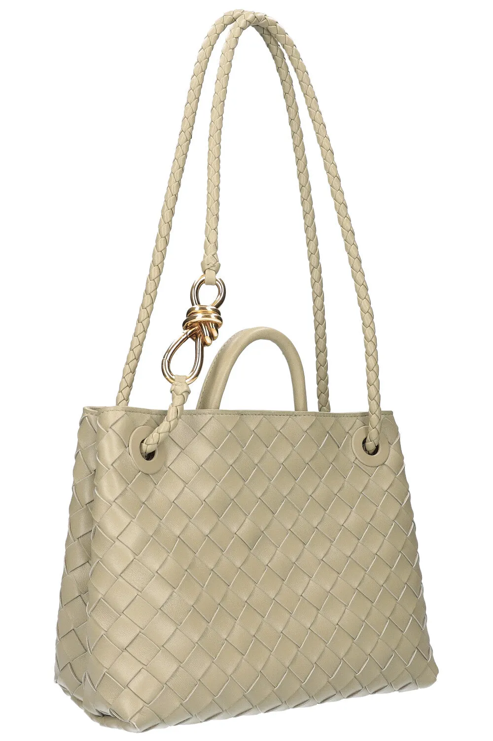 BOTTEGA VENETA Small Andiamo Bag Travertine