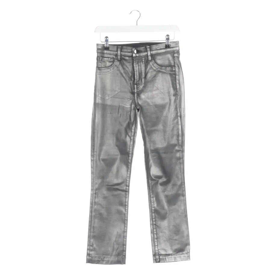 Jeans Straight Fit W25 Grau