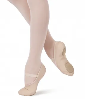 Leinen Balletttschläppchen LITTLE STAR Geteilte Sohle