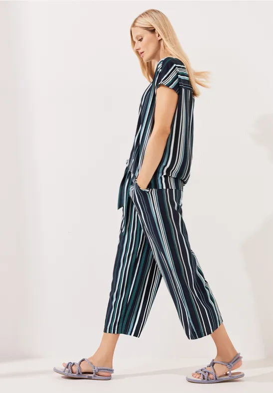 Loose Fit Hose mit Streifen