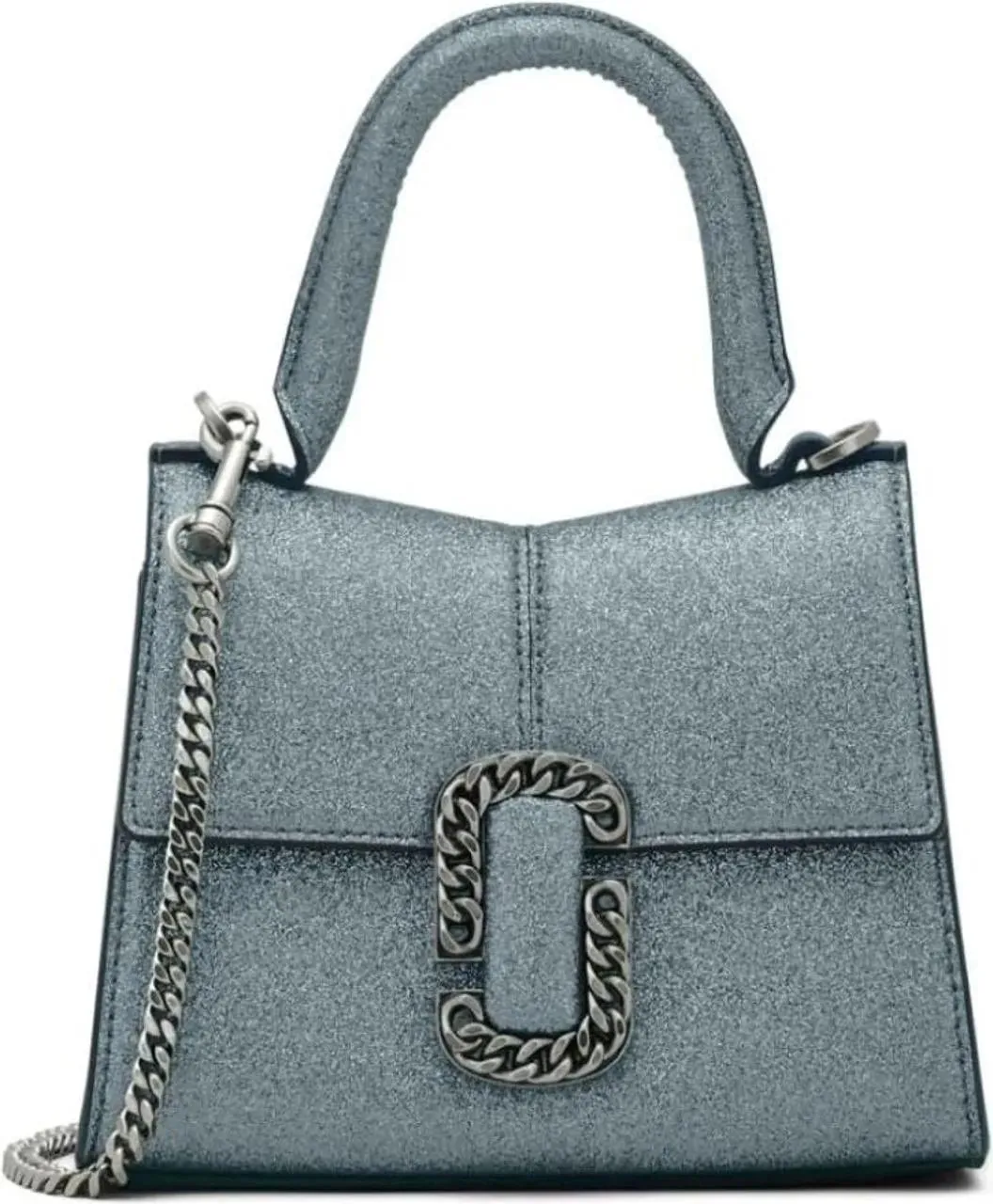   Marc Jacobs  The Galactic Glitter St Marc Top Handle Bag silber  Tote 
