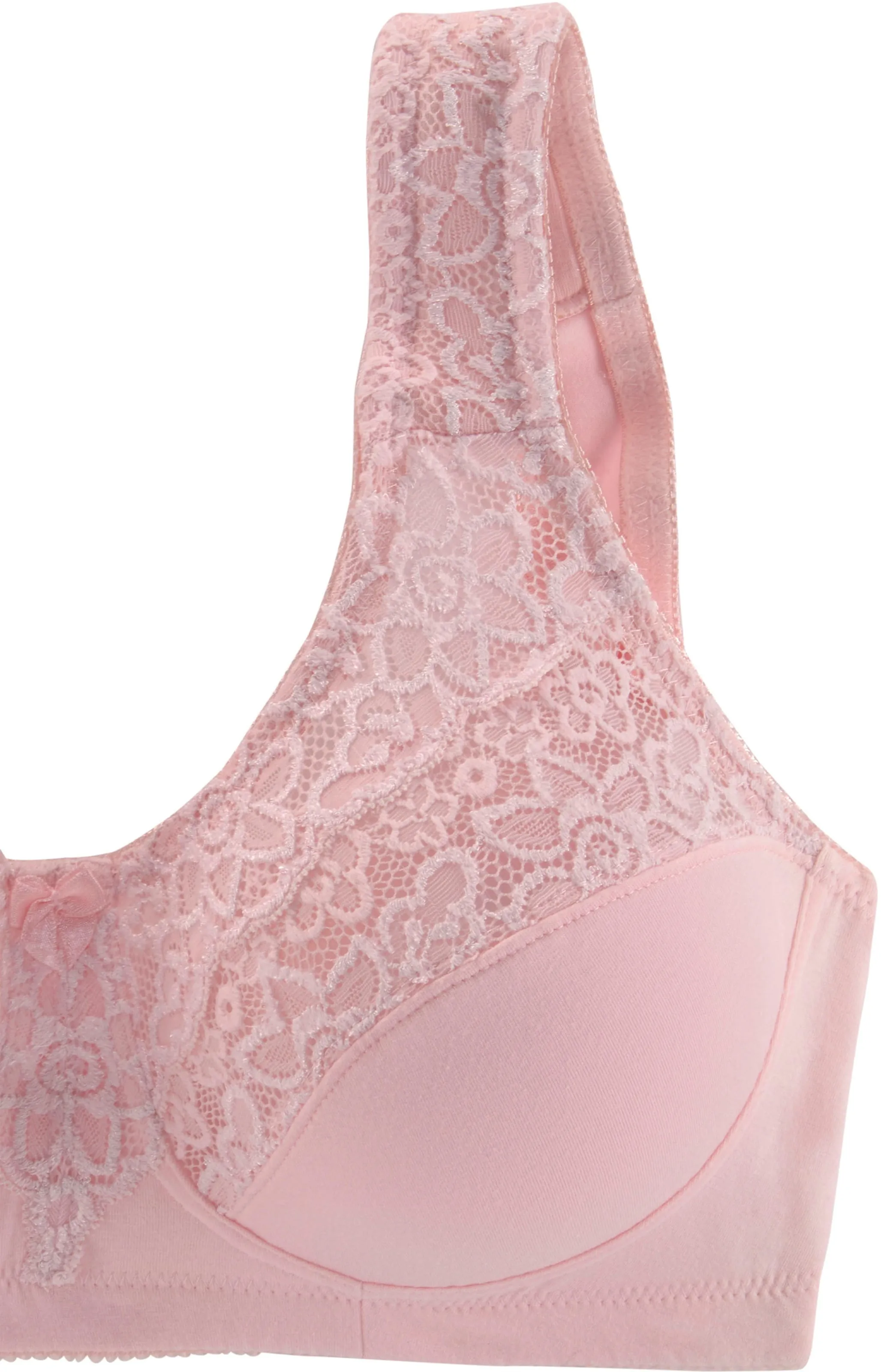petite fleur Entlastungs-BH in rosé+weiß