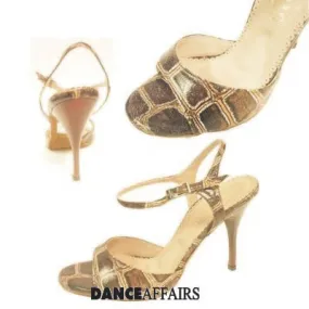Resttpaar 40 Tangoschuh COCODRILLO MARRON