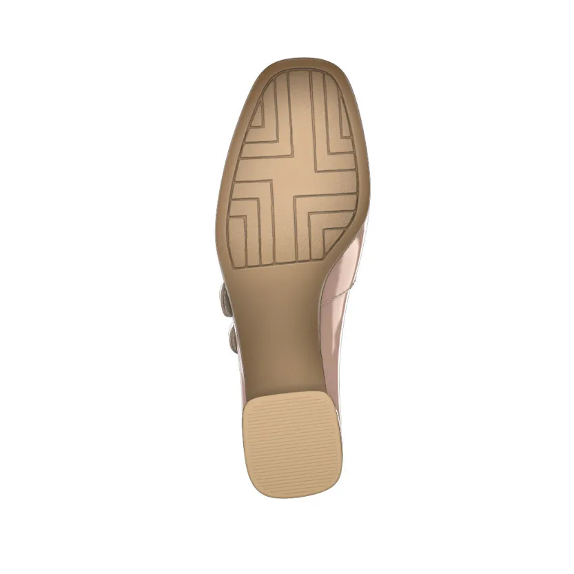 Schuhe mit quadratischem Absatz 50393