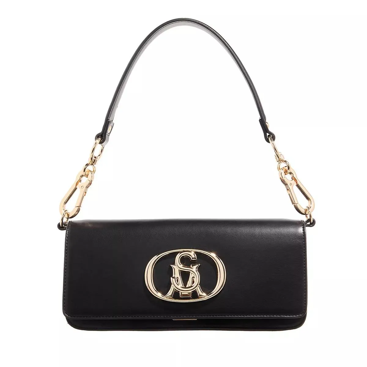   Steve Madden  Bpaisley Black/Gold  Baguette Bag 