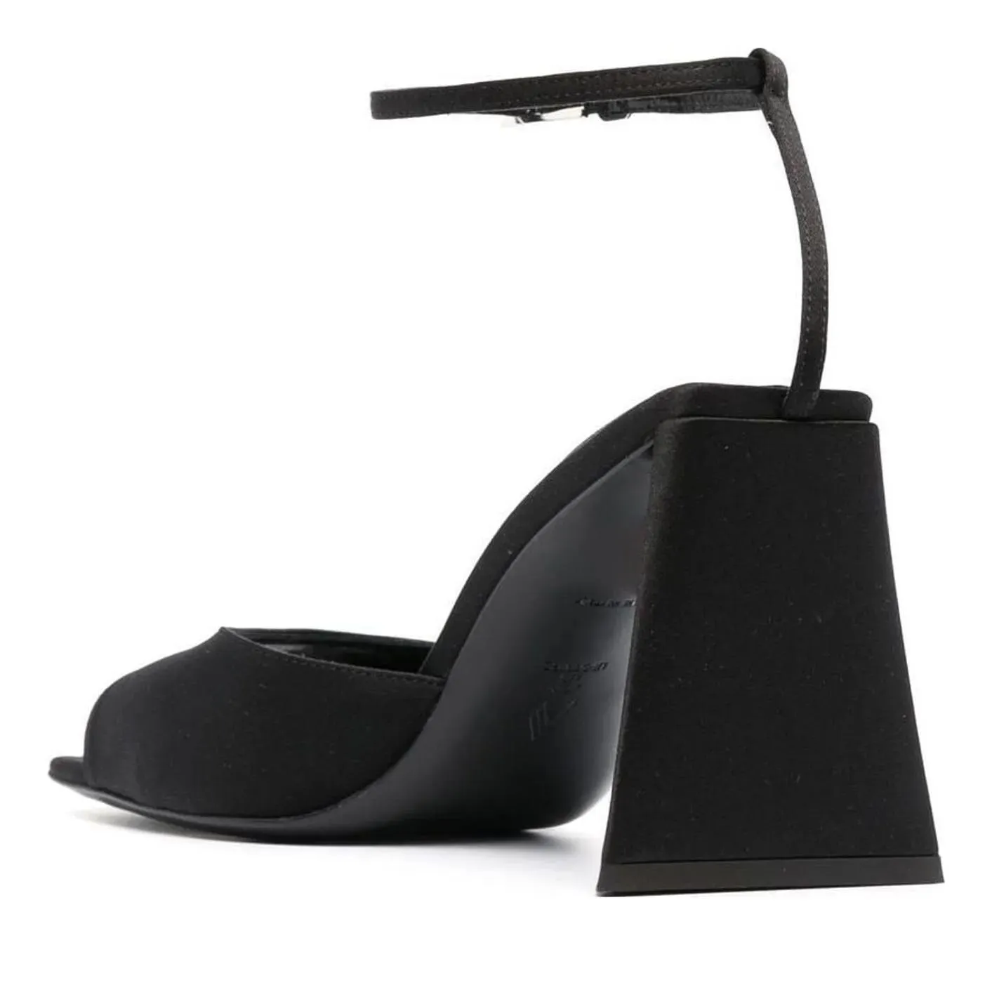   The Attico  piper sandal 85mm black schwarz  Sandale 