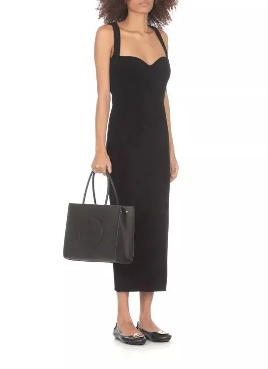   Tory Burch  Ella Shopping Bag Black  Tote 